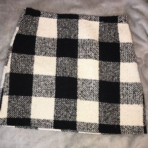Plaid forever 21 skirt